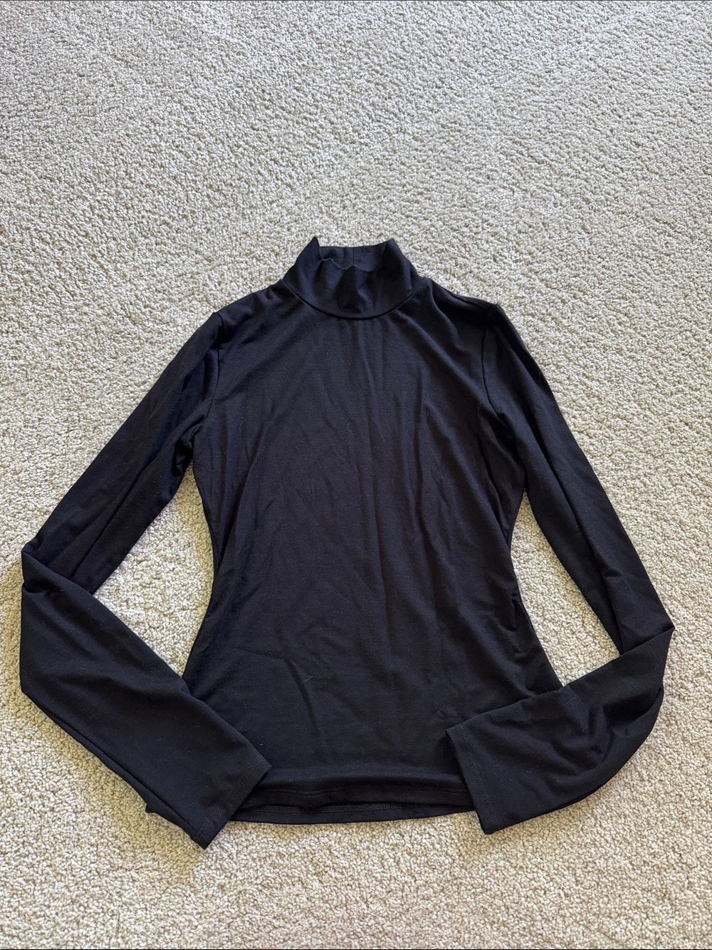 REFORMATION Black Turtleneck Long Sleeve Top XS